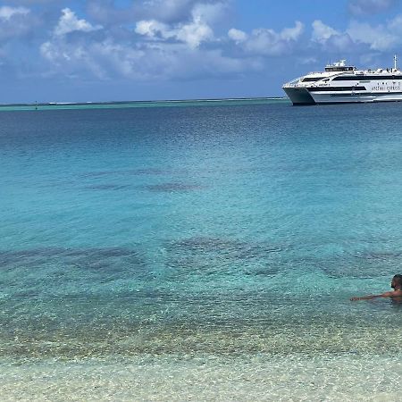Manava Huahine Beach House Apartamento Fare Exterior foto