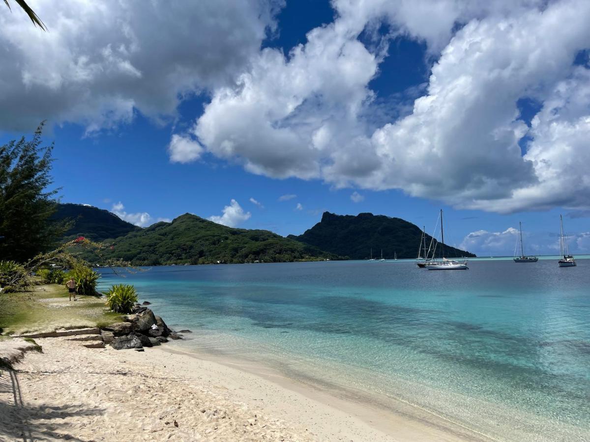 Manava Huahine Beach House Apartamento Fare Exterior foto