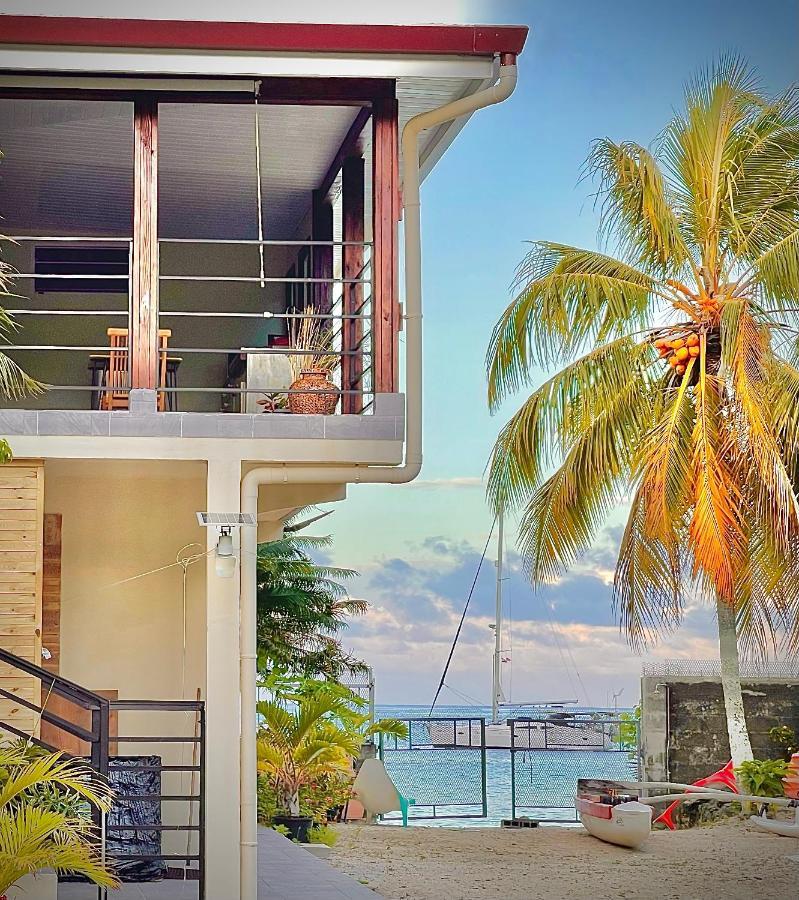 Manava Huahine Beach House Apartamento Fare Exterior foto