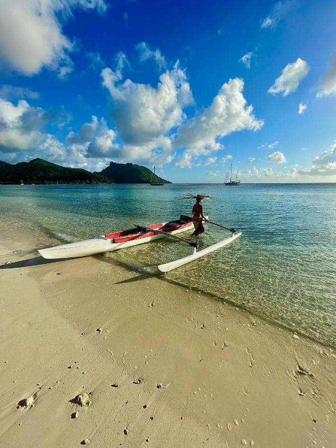 Manava Huahine Beach House Apartamento Fare Exterior foto