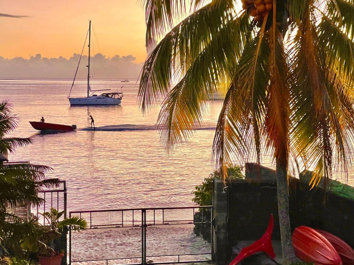 Manava Huahine Beach House Apartamento Fare Exterior foto