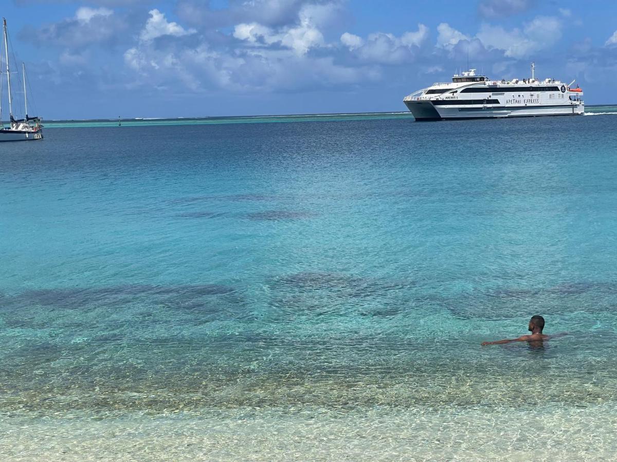 Manava Huahine Beach House Apartamento Fare Exterior foto