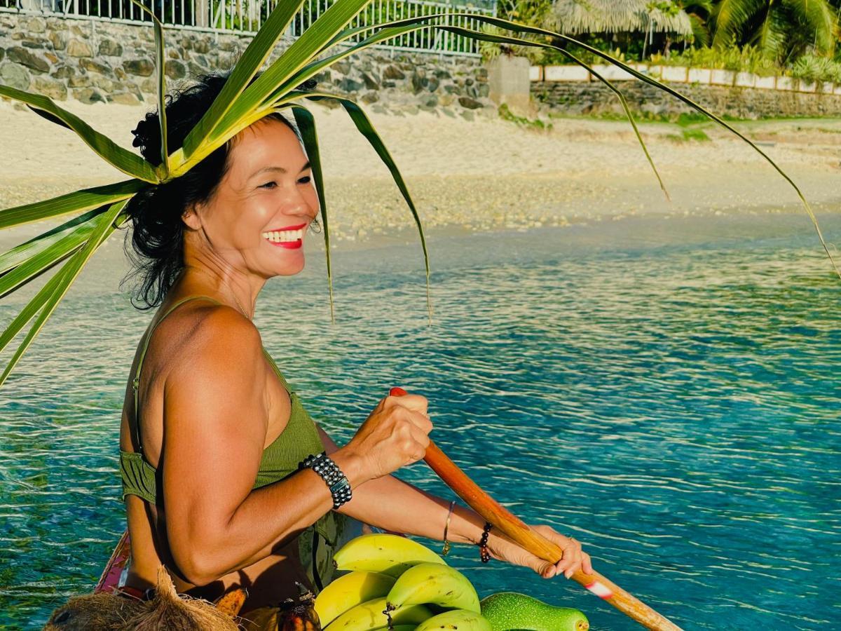 Manava Huahine Beach House Apartamento Fare Exterior foto